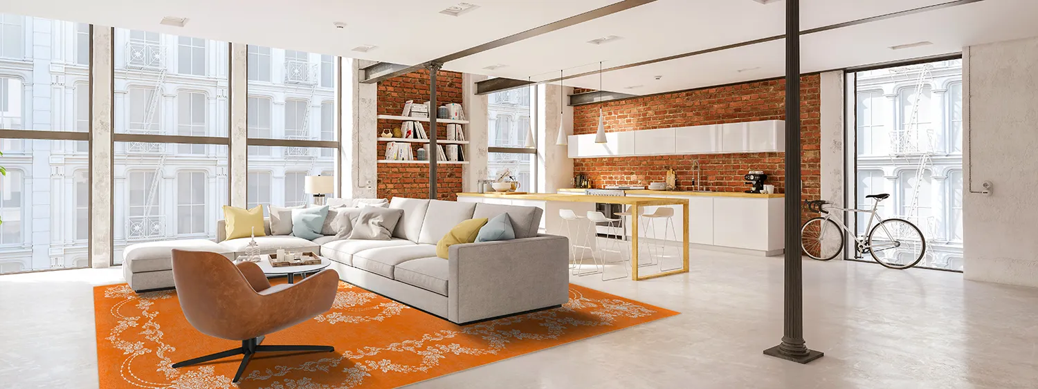 Koberec Wilton - Taknis (oranžový)