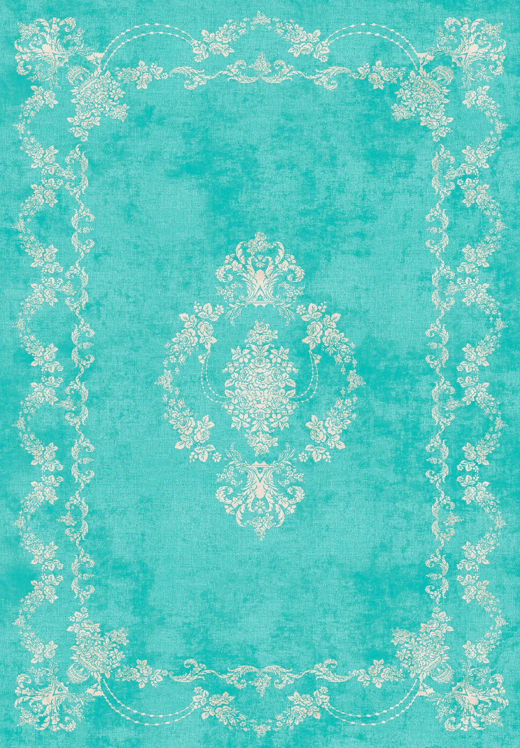 Koberec Wilton - Taknis (tyrkysová)