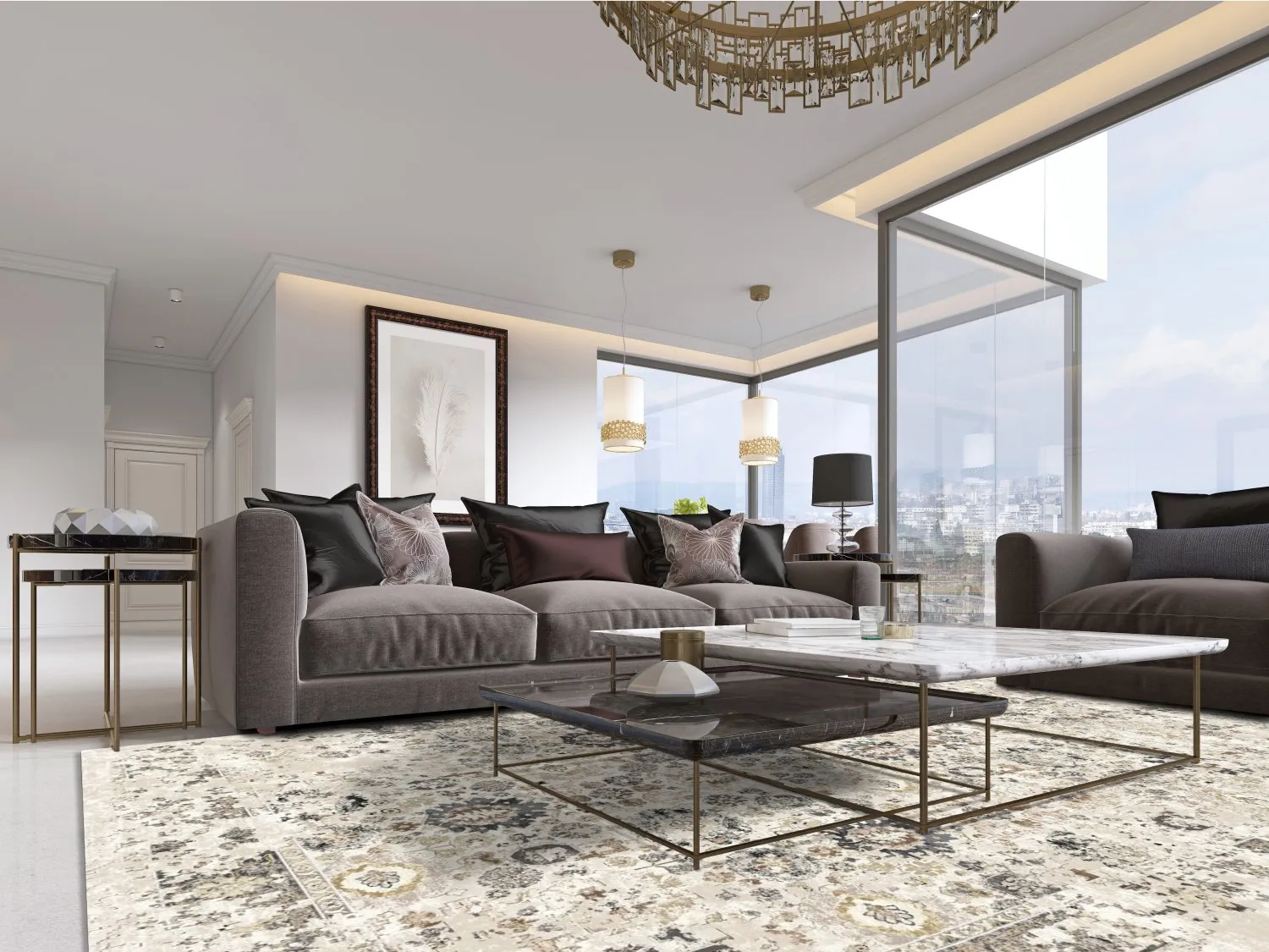 Koberec Wilton - Toujane (šedý)