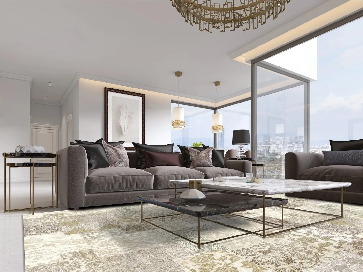 Koberec Wilton - Carthage (béžová)