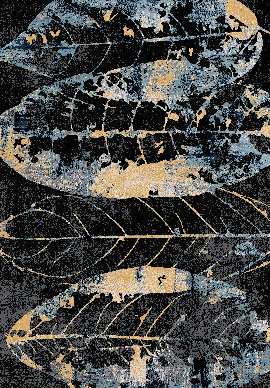 Koberec Wilton - Nyx (čierna/multi)