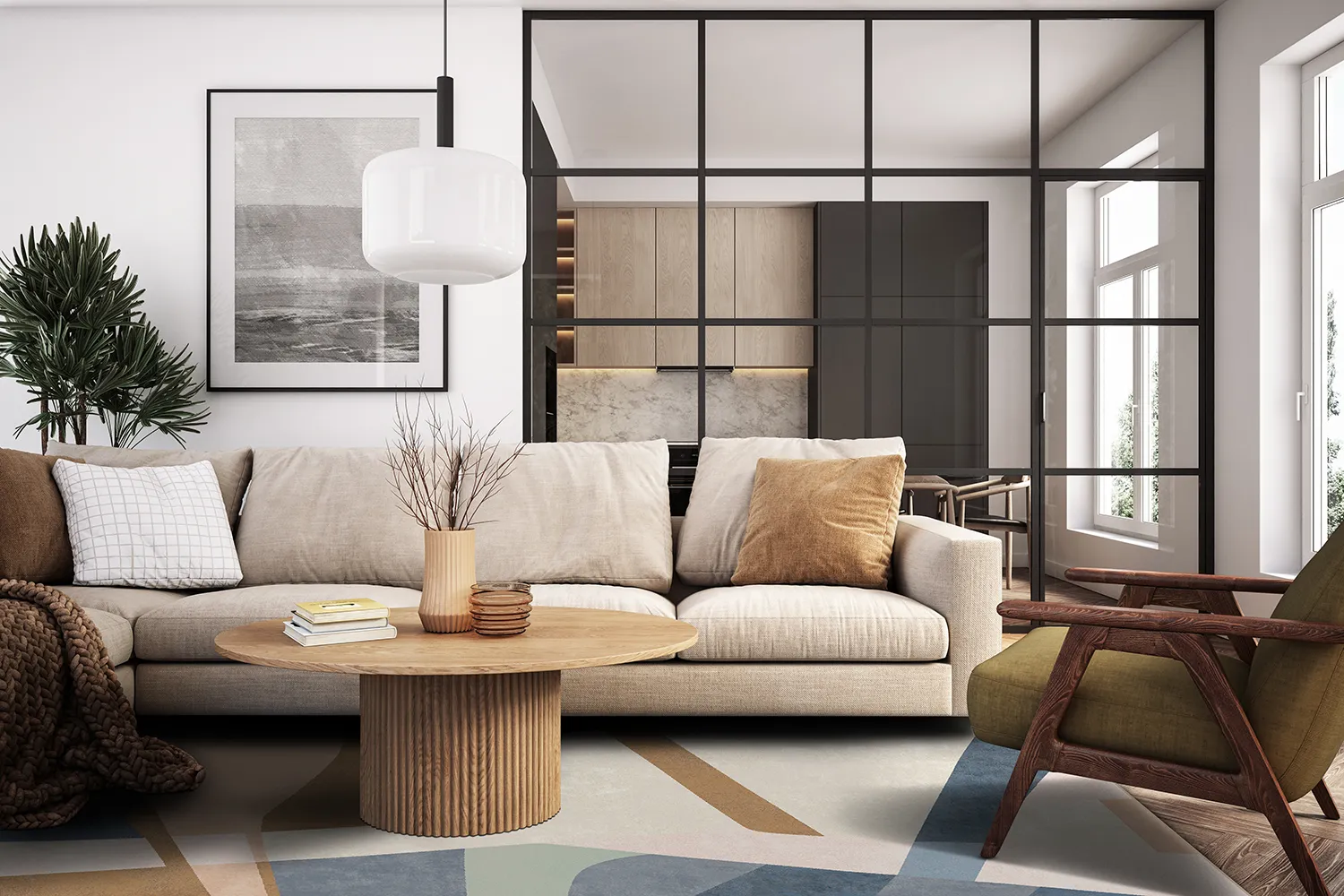 Koberec Wilton - Jean (béžový/multi)