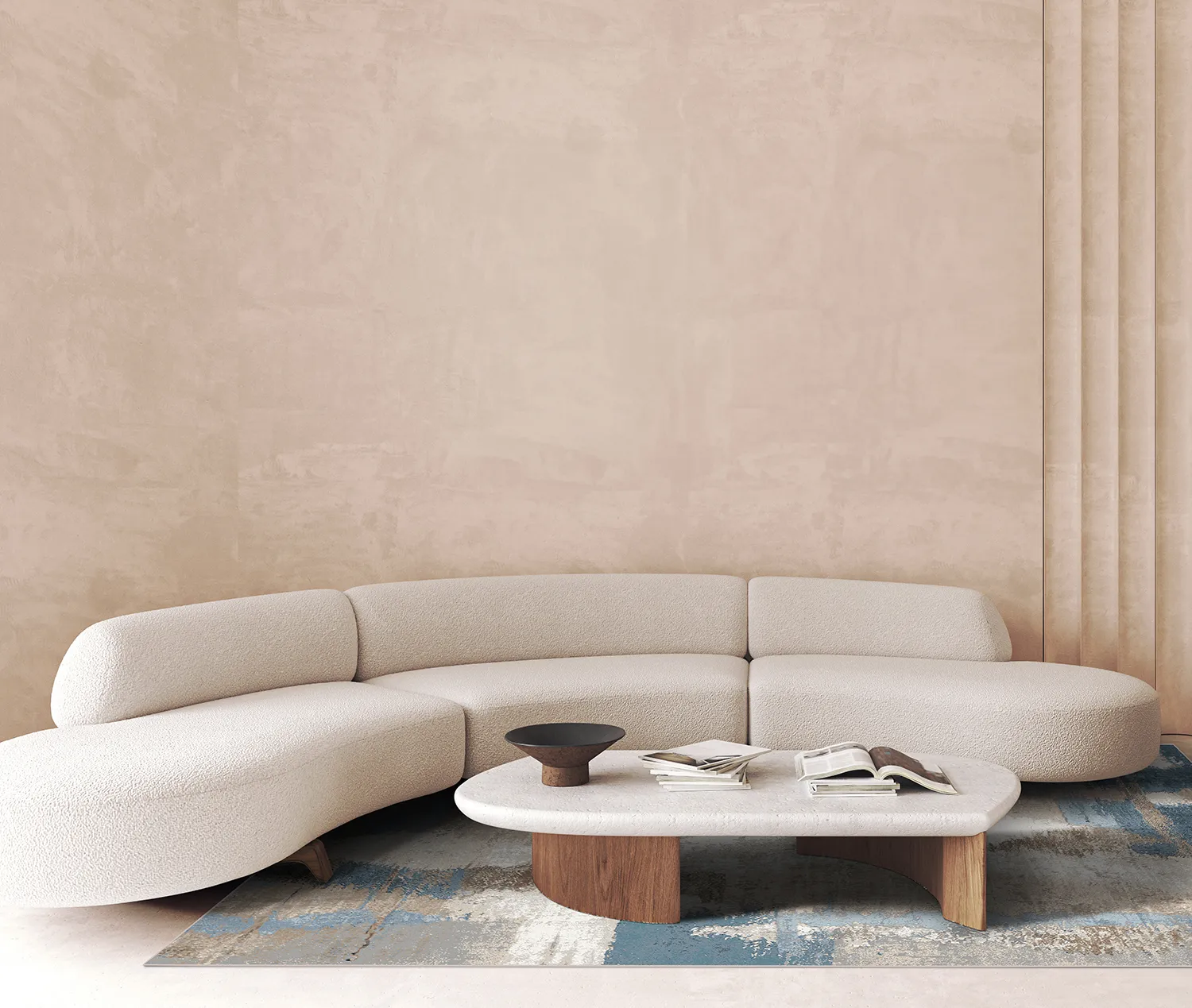 Koberec Wilton - Arwen (modrá/multi)