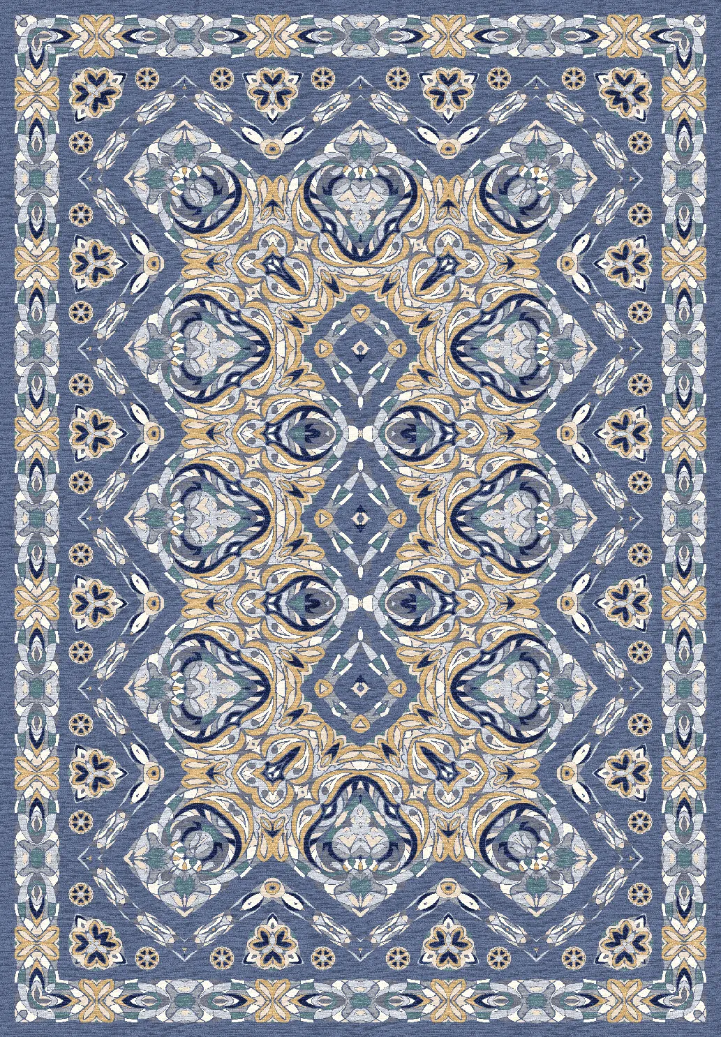 Koberec Wilton - Henrietta (modrý)