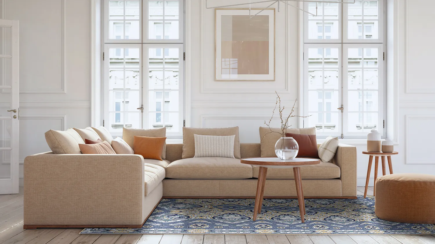 Koberec Wilton - Henrietta (modrý)