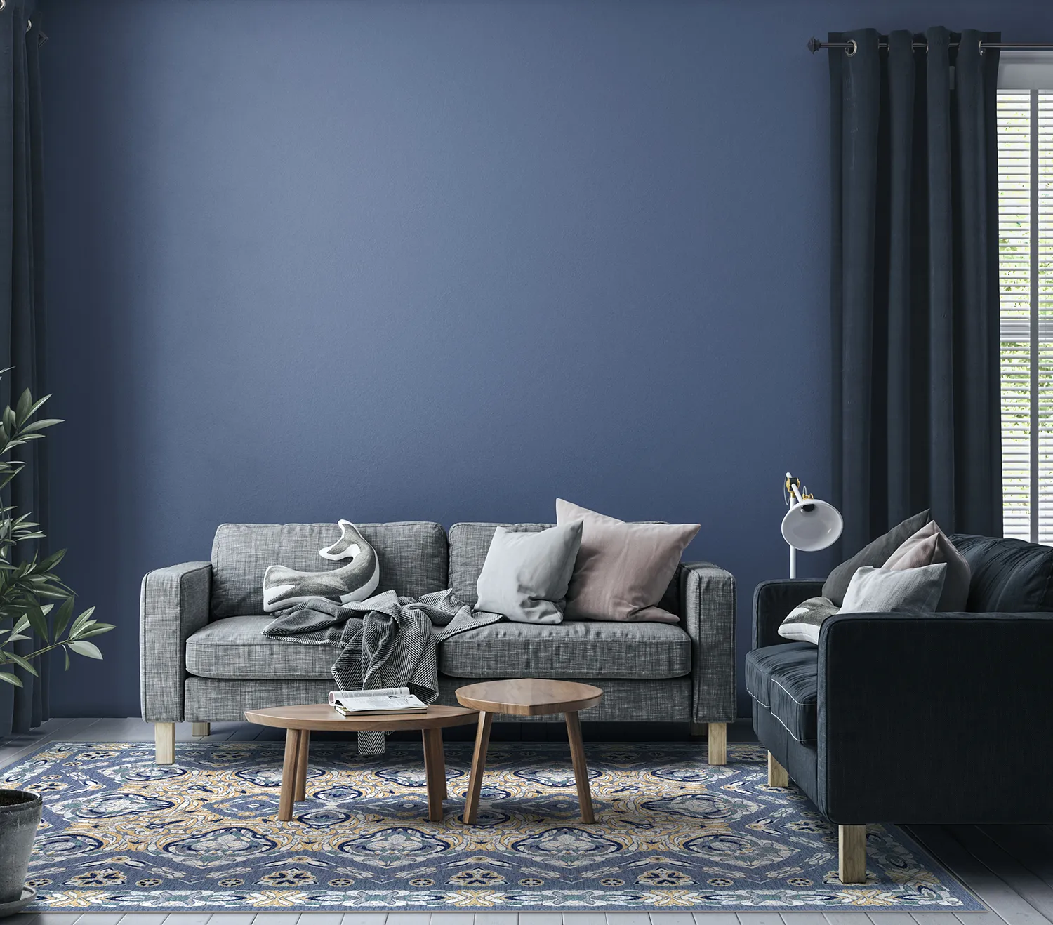 Koberec Wilton - Henrietta (modrý)