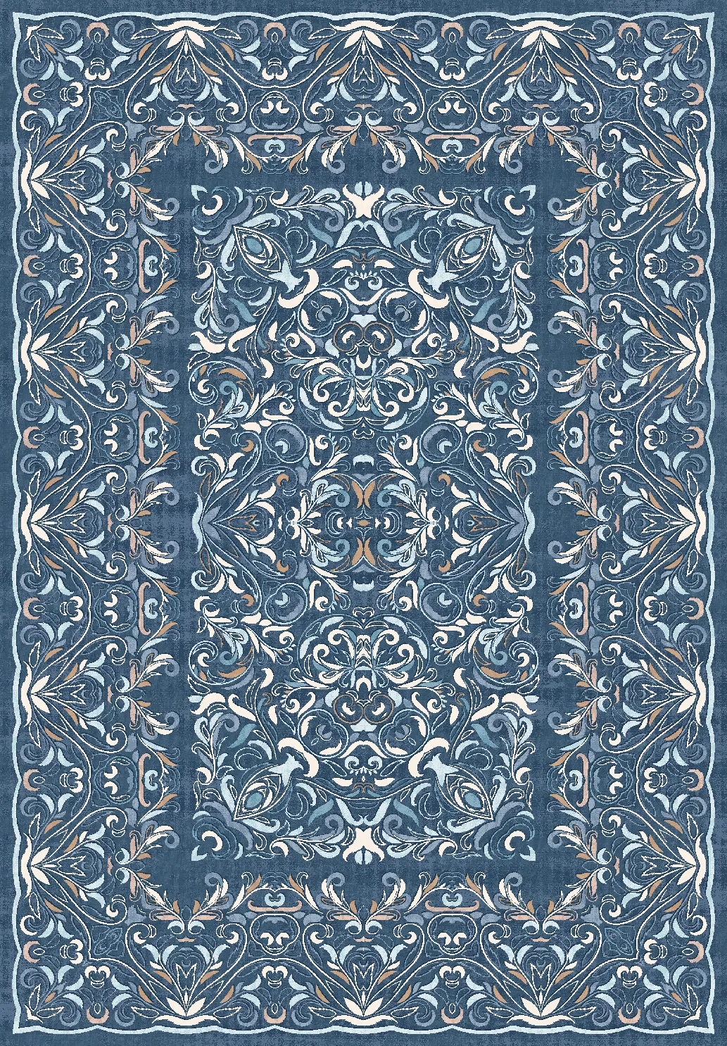 Koberec Wilton - Cordelia (modrý)