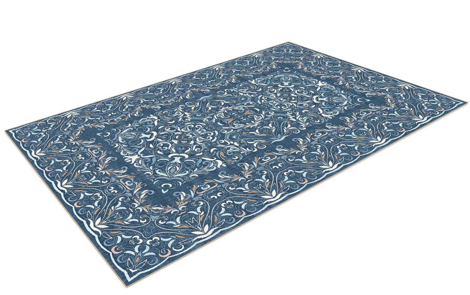 Koberec Wilton - Cordelia (modrý)