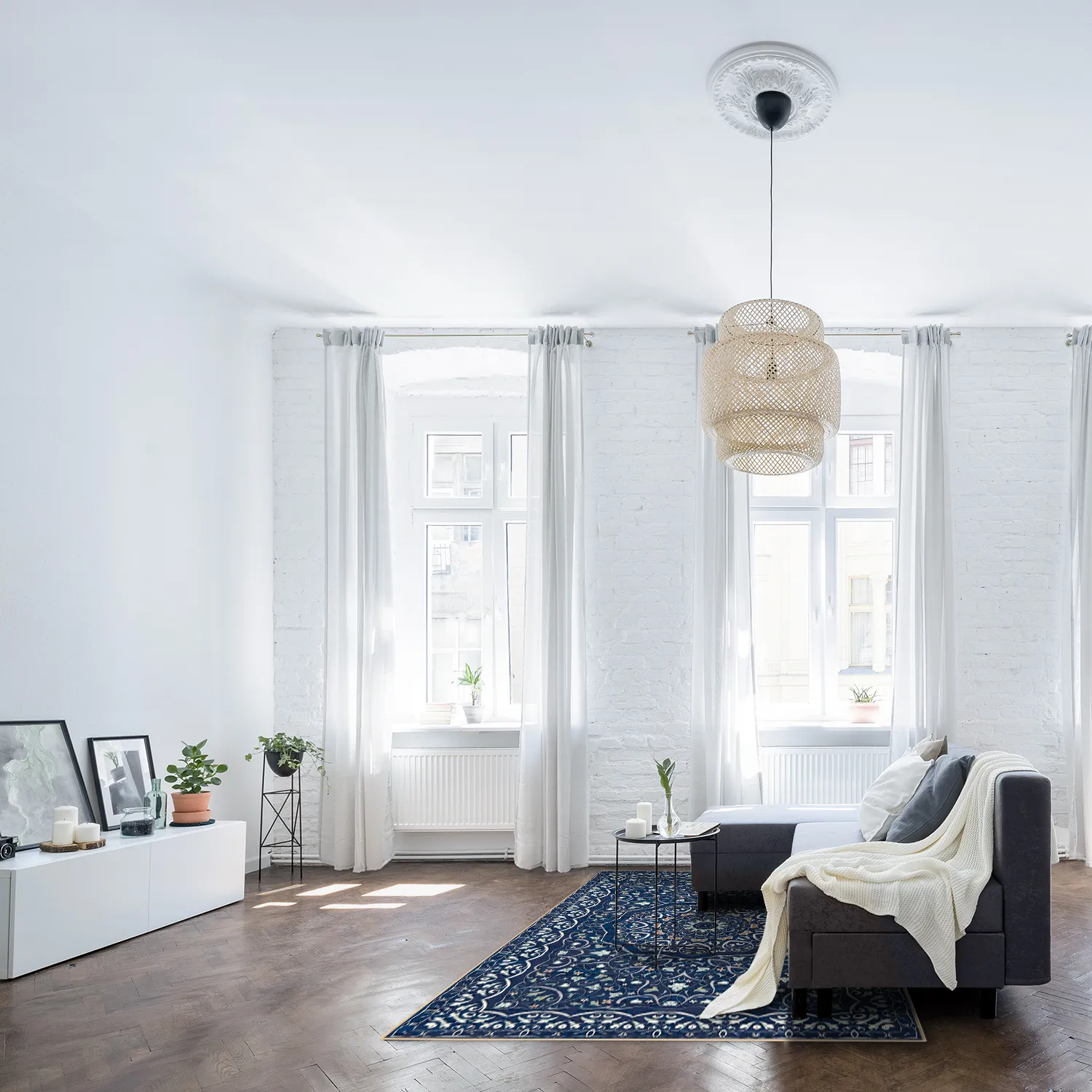 Koberec Wilton - Theodora (modrý)