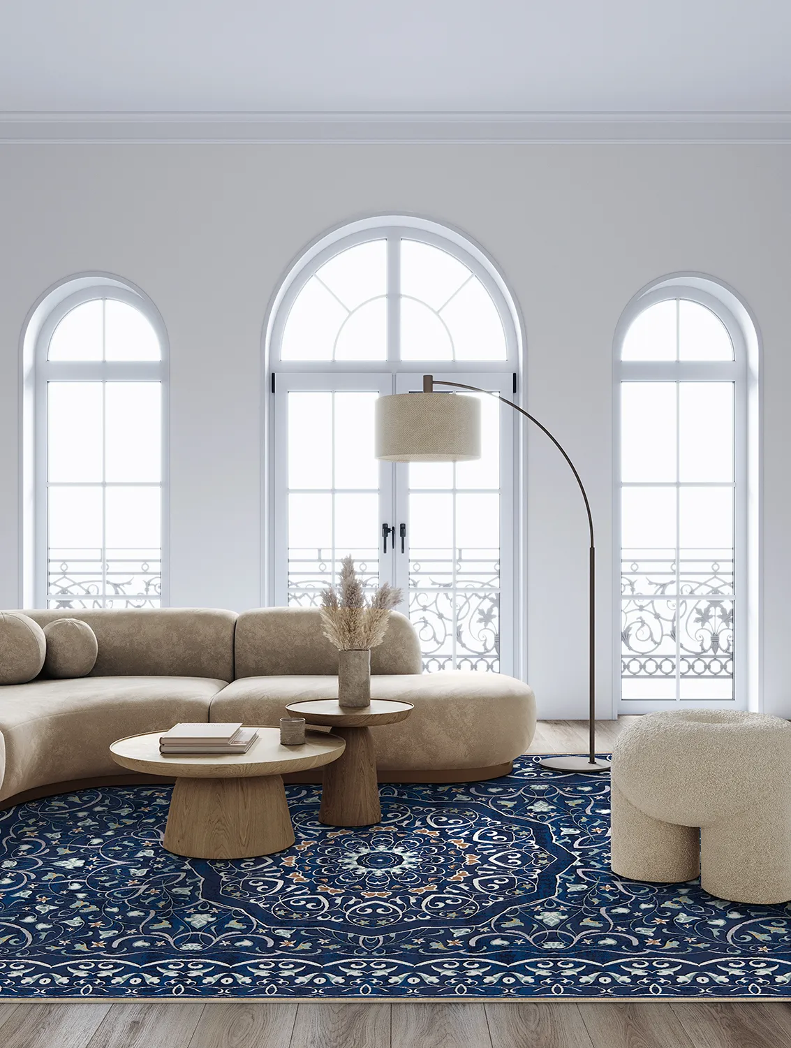 Koberec Wilton - Theodora (modrý)