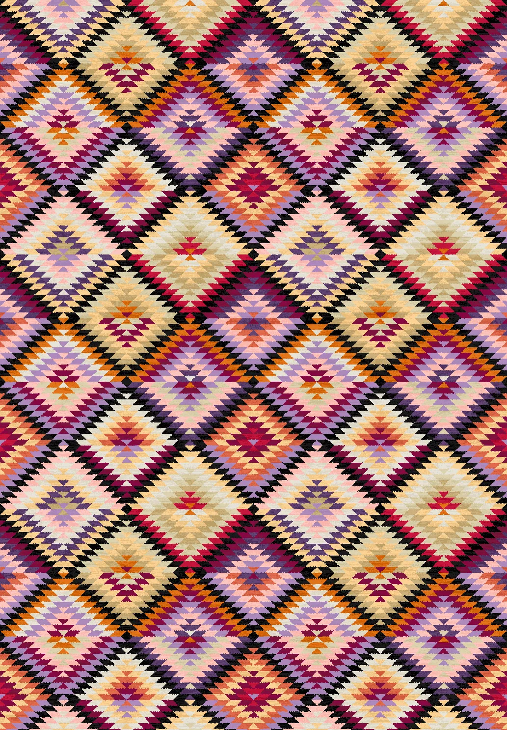 Koberec Wilton - Deia (ružová/multi)