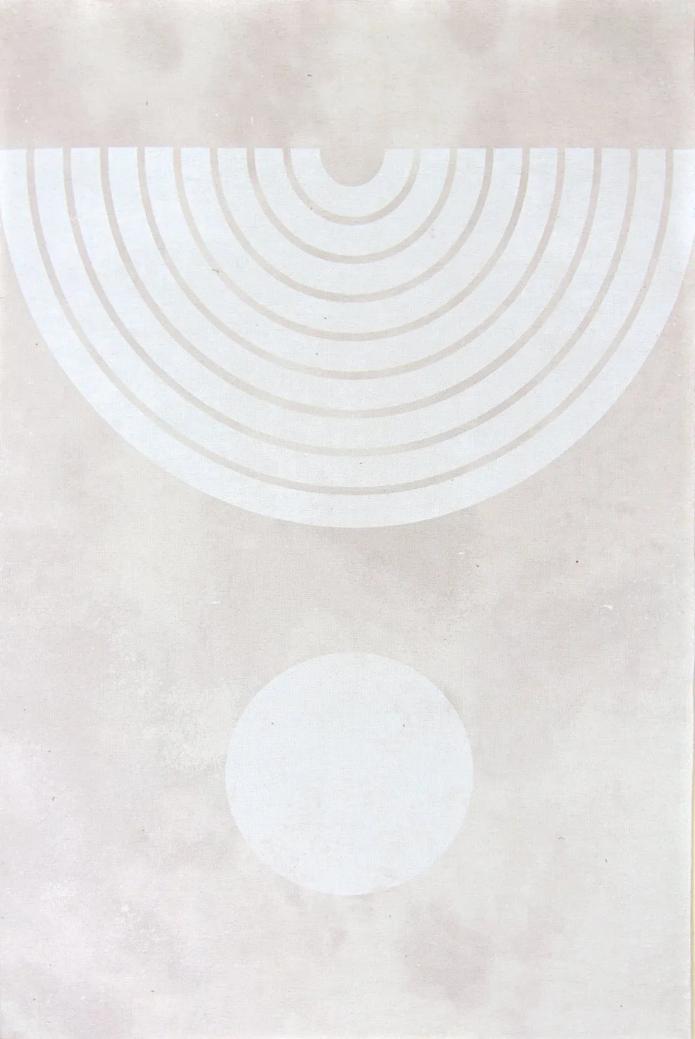 Koberec Wilton - Dole (béžová/bílá)