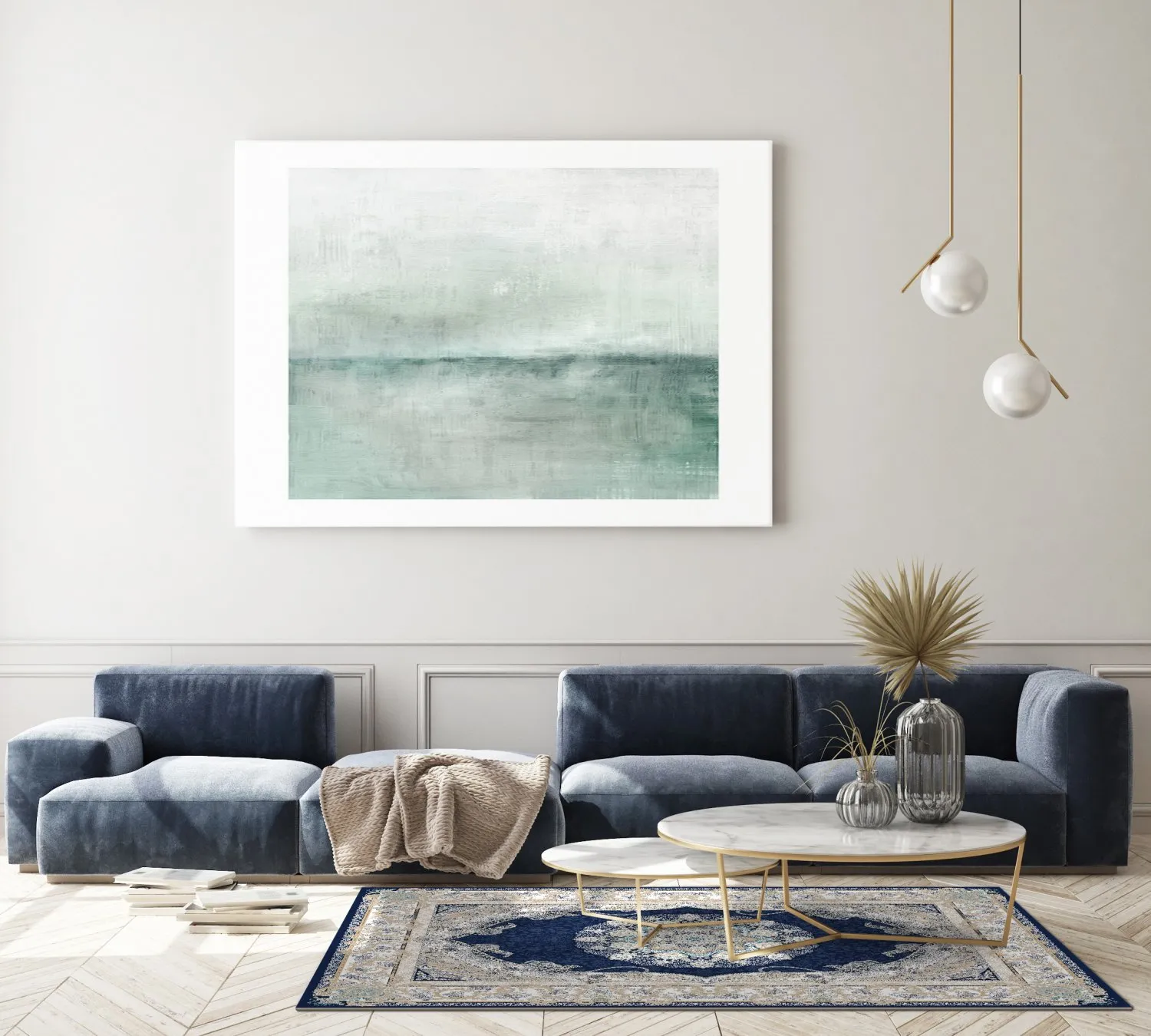 Koberec Wilton - Asara (modrý)