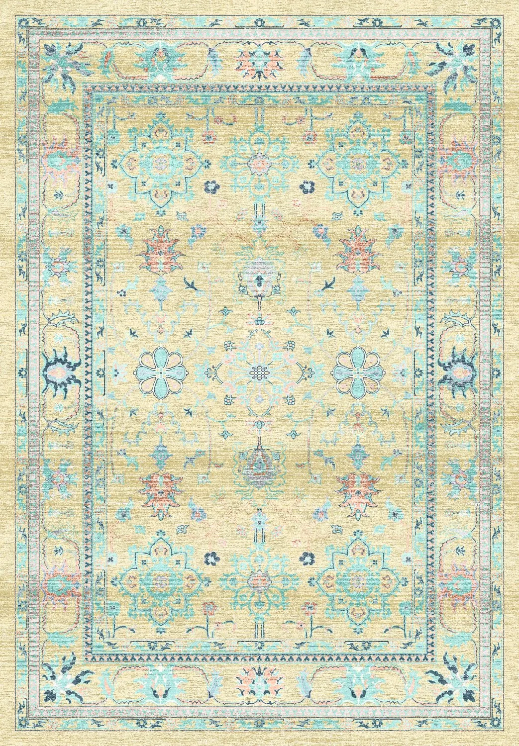 Koberec Wilton - Livley (žltý)