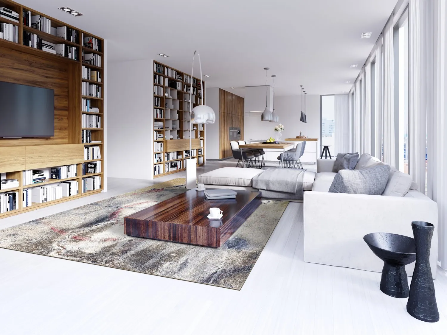 Koberec Wilton - Laurito (šedý/bežový/multikolórový)