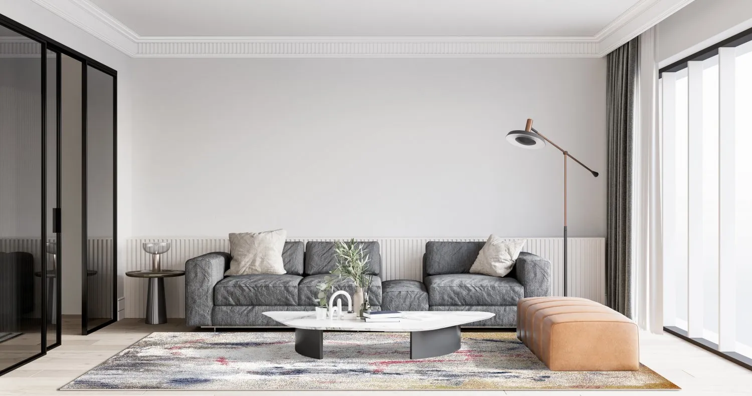 Koberec Wilton - Laurito (šedý/bežový/multikolórový)