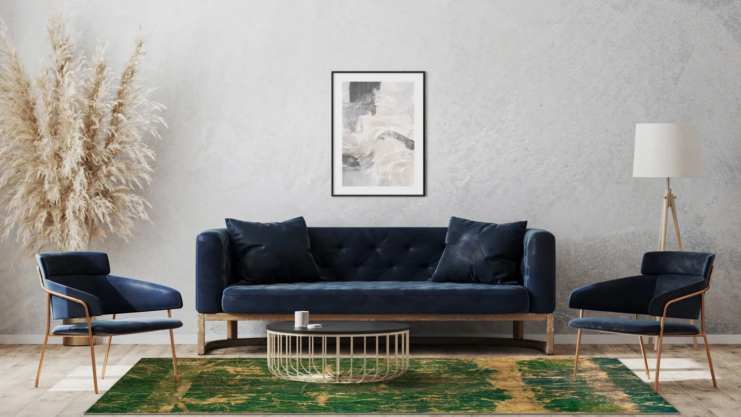 Koberec Wilton - Cantoria (bežová/zelená)