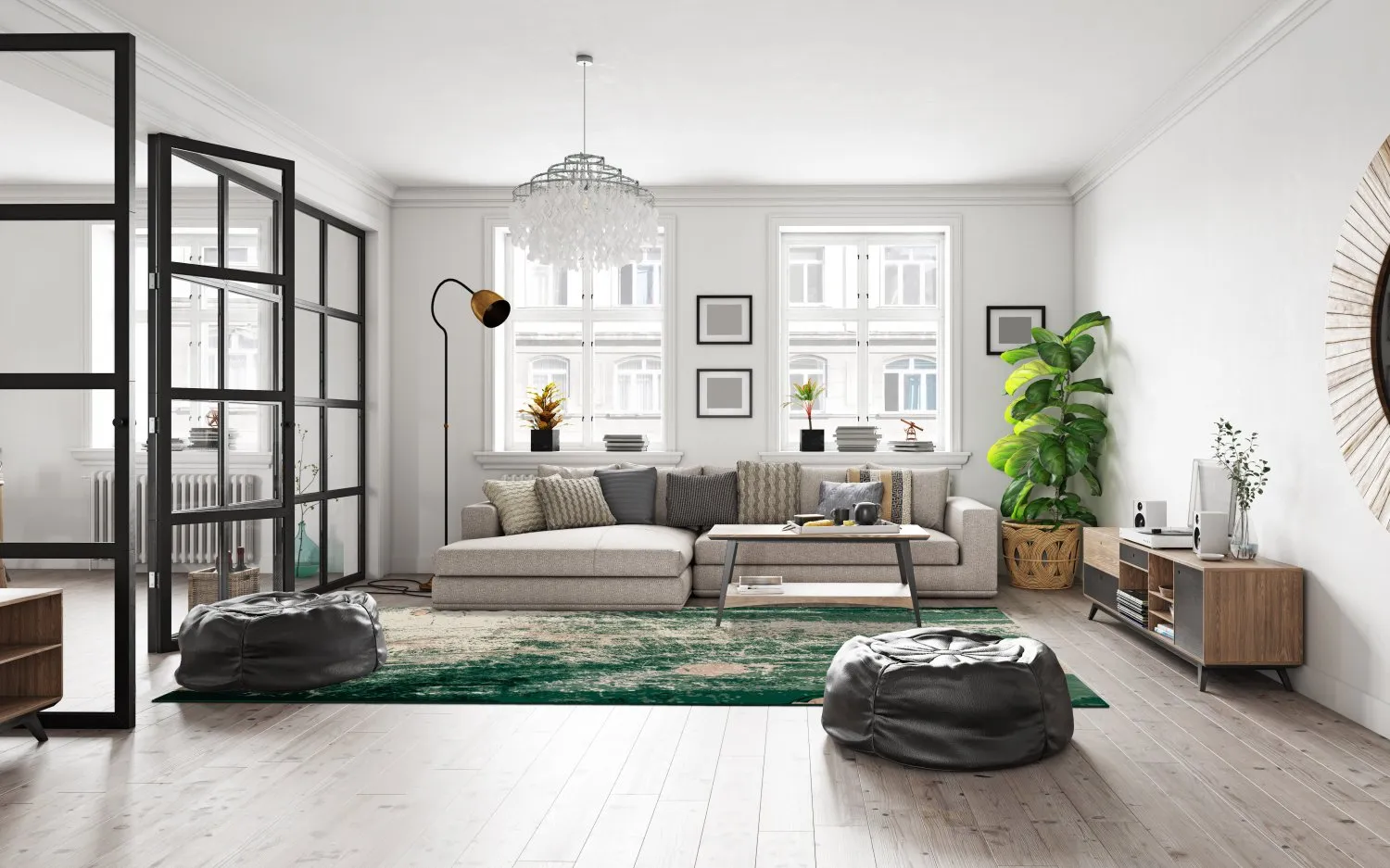 Koberec Wilton - Tamalous (béžový/zelený)