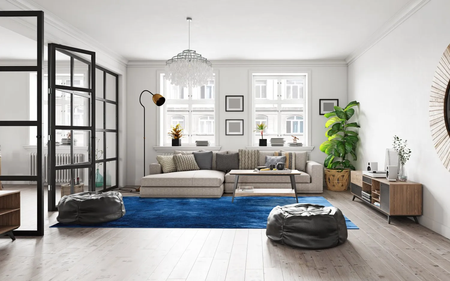 Koberec Wilton - Cargese (modrý)