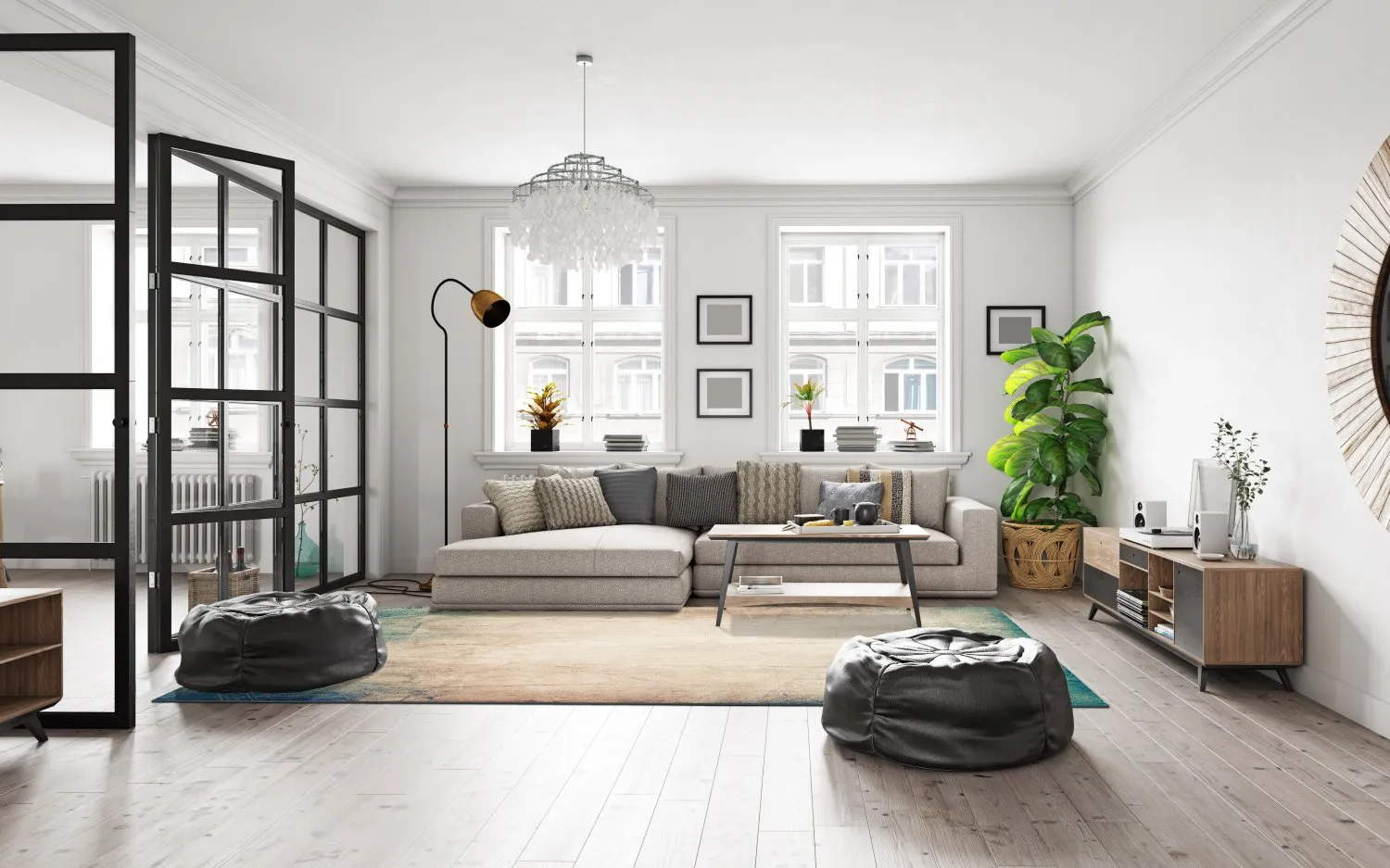 Koberec Wilton - Giave (béžová/modrá)