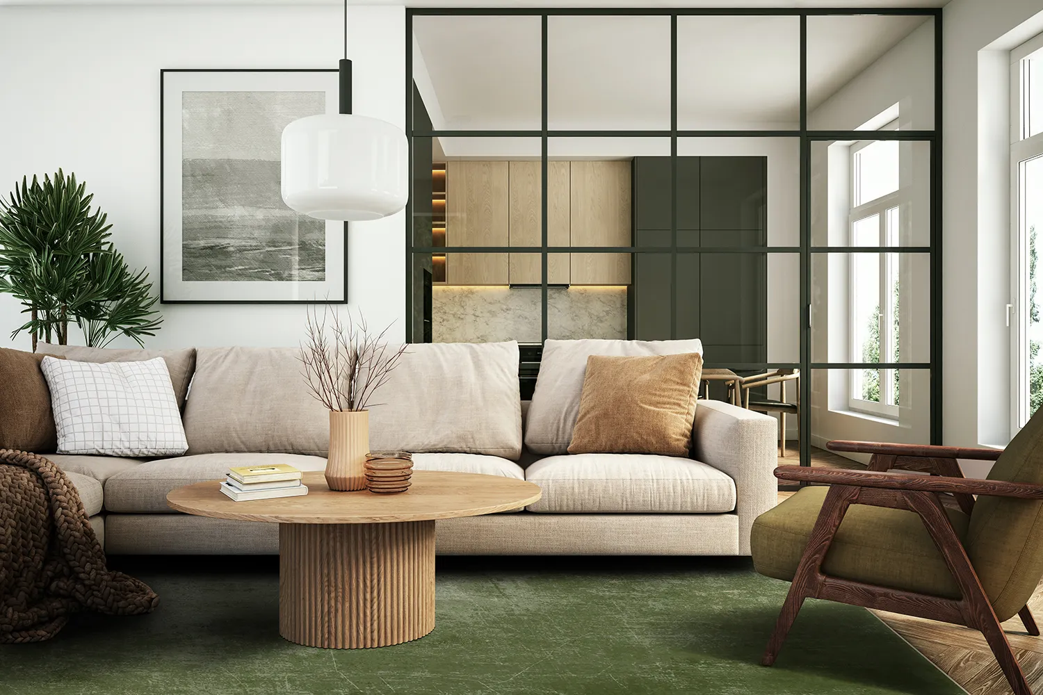 Koberec Wilton - Lynton (zelená)