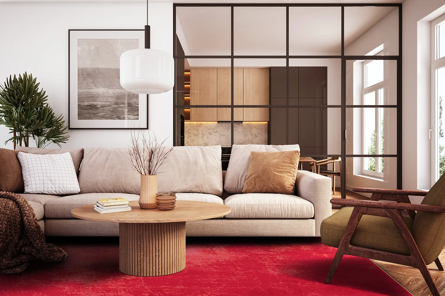 Koberec Wilton - Lynton (červený)