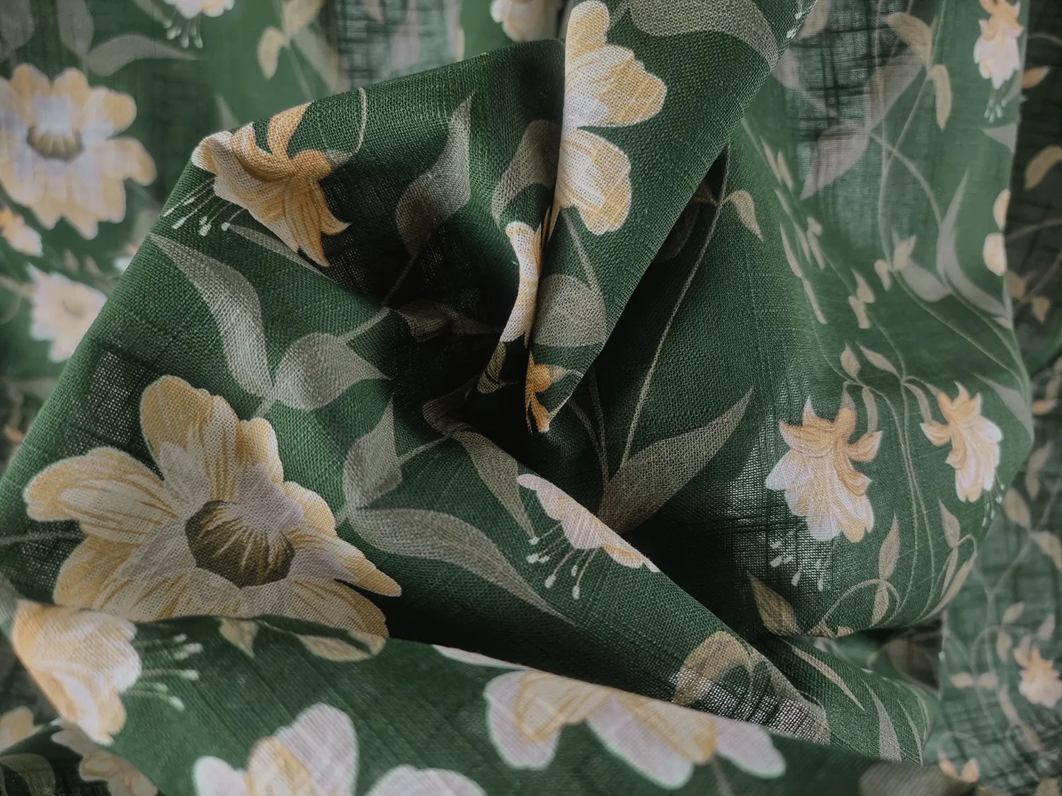 Bavlnený obrus Bodil (zelený)