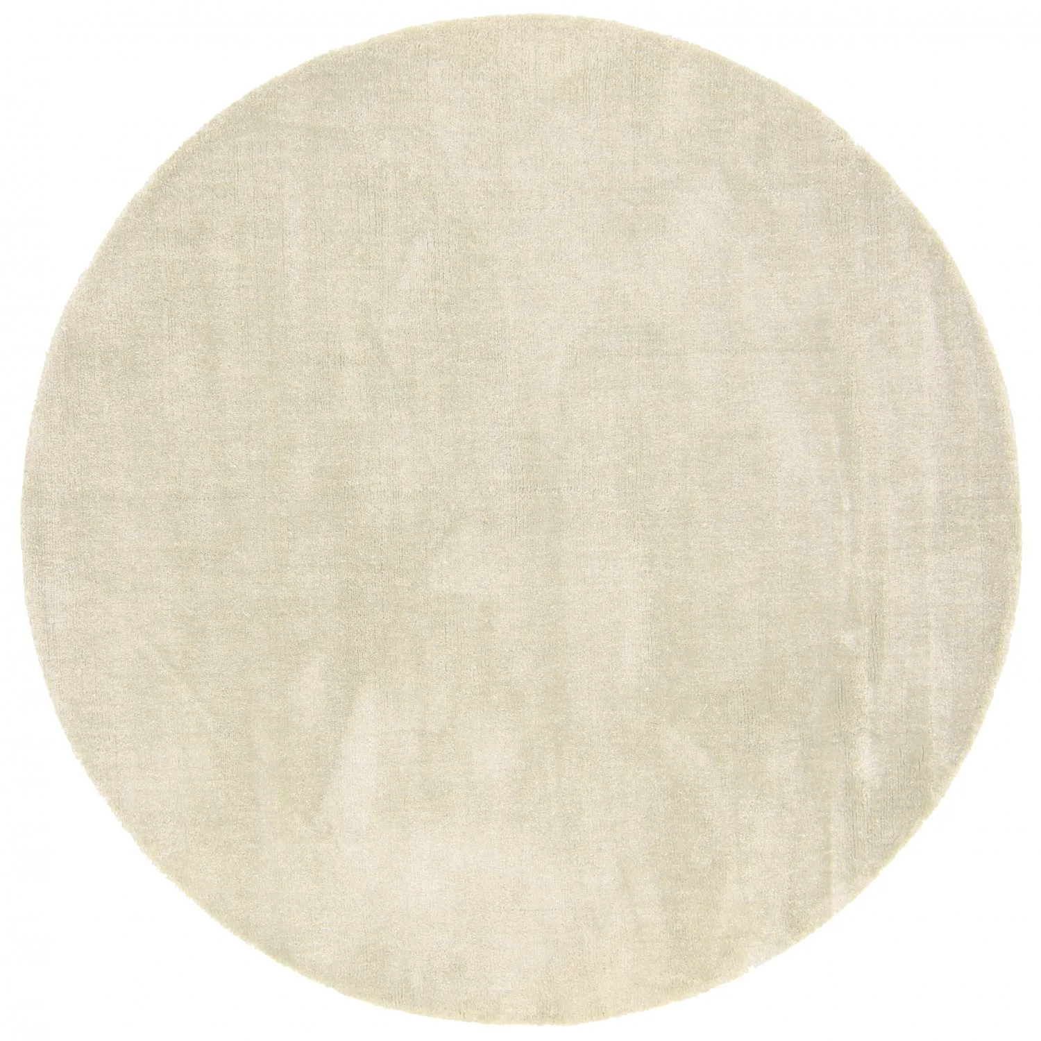 Kruhový koberec - Recyklovaný PET s viskózovým vzhľadom (mentolová zelená)