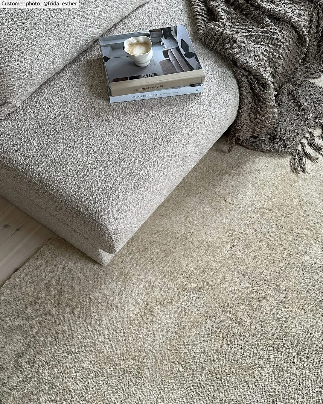 Vlněný koberec - Ella (krémový)