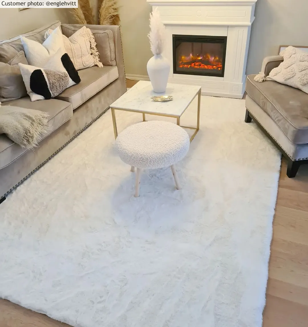 Koberce s dlhým vlasom - Cloud Super Soft (biela)