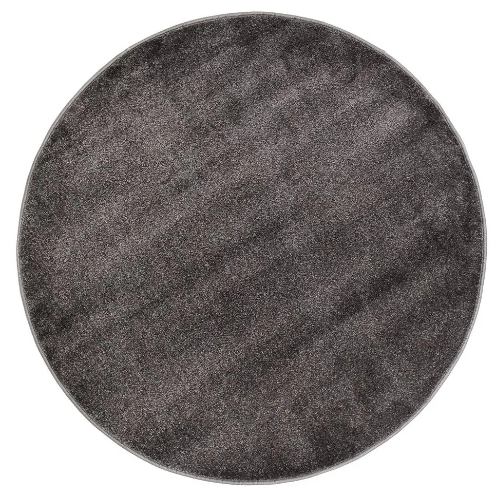 Kruhový koberec - Sunayama (antracit)