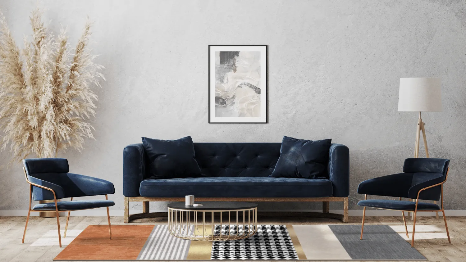 Koberec Wilton - Esme (oranžový/multicolor)