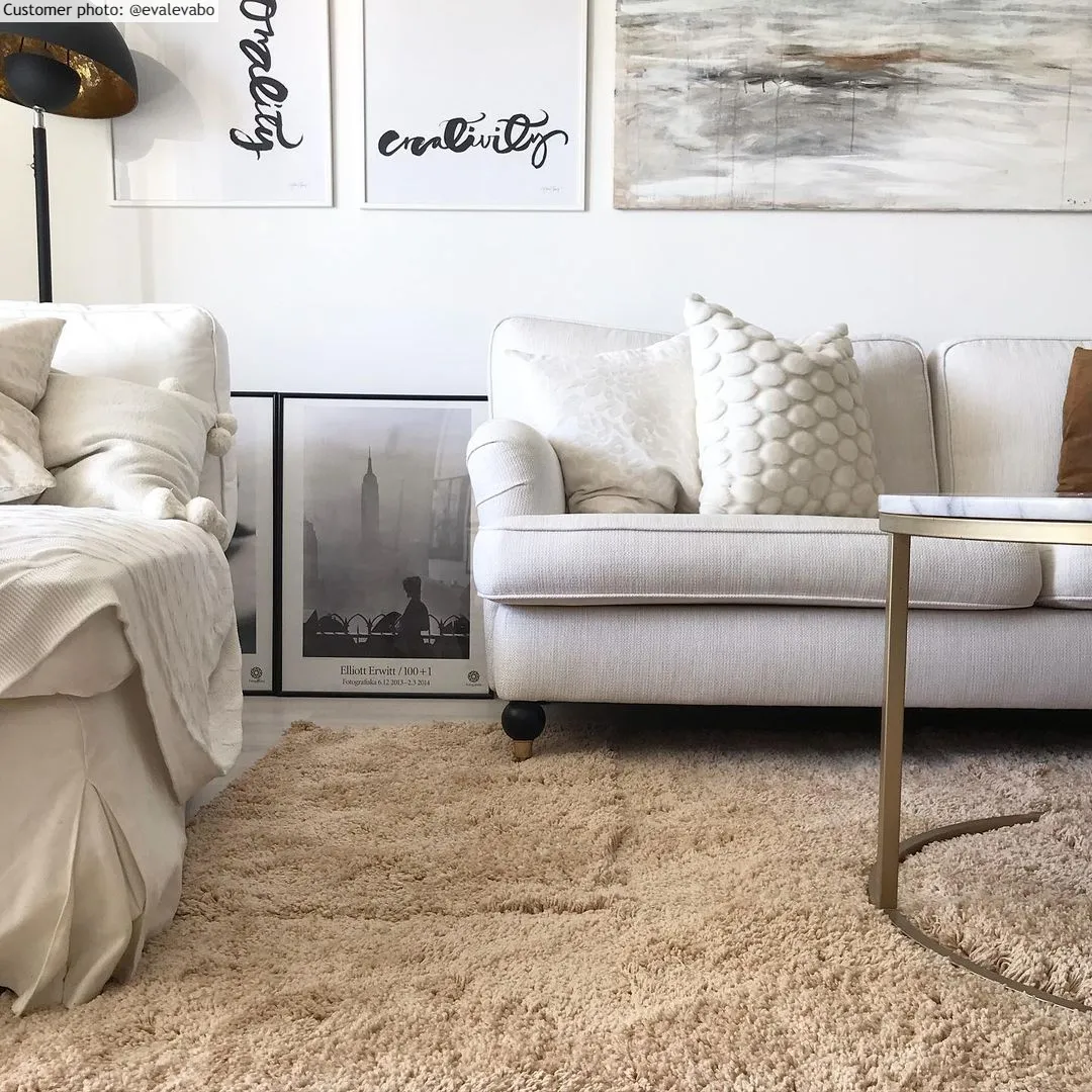 Koberce s dlhým vlasom - Cannes (béžová)