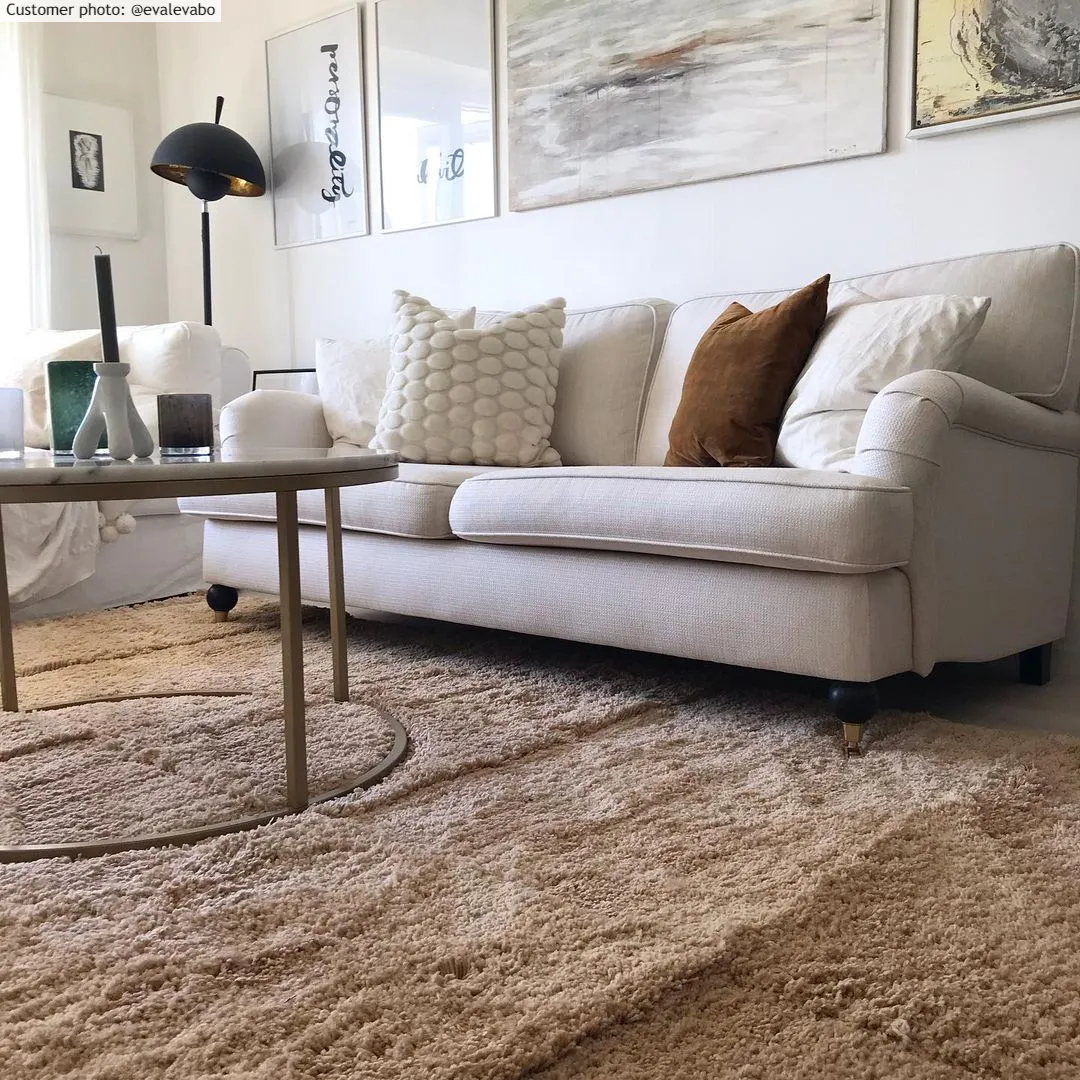 Koberce s dlhým vlasom - Cannes (béžová)