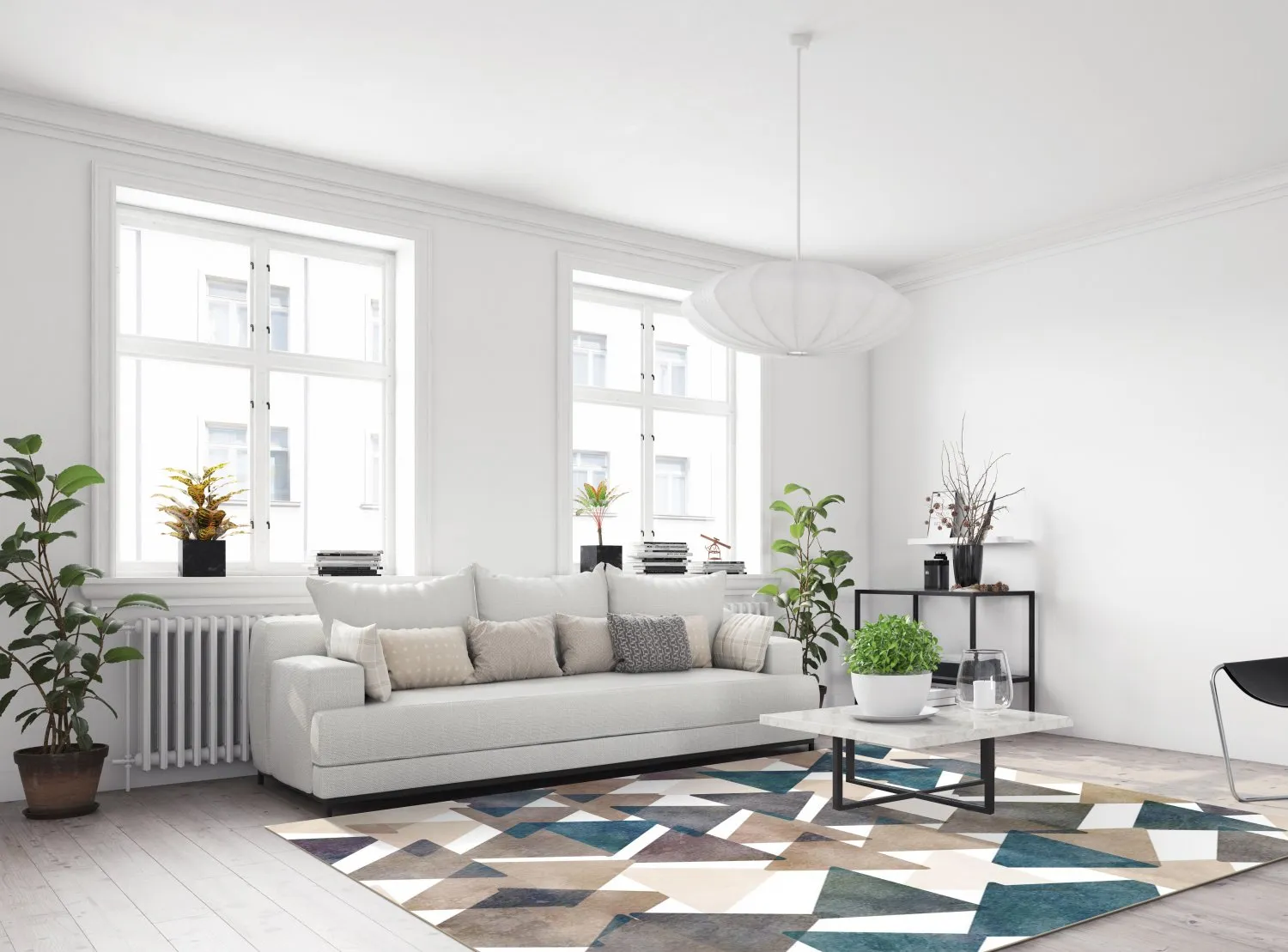 Koberec Wilton - Biela (viacfarebný)