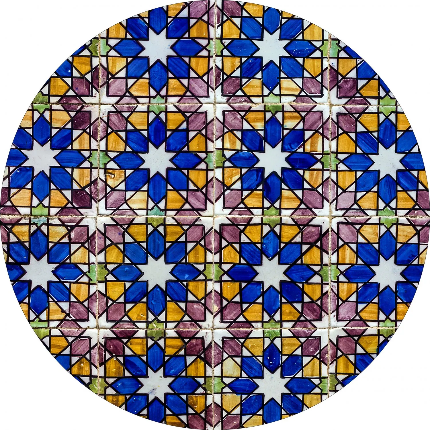 Kruhový koberec - Rei (viacfarebný)