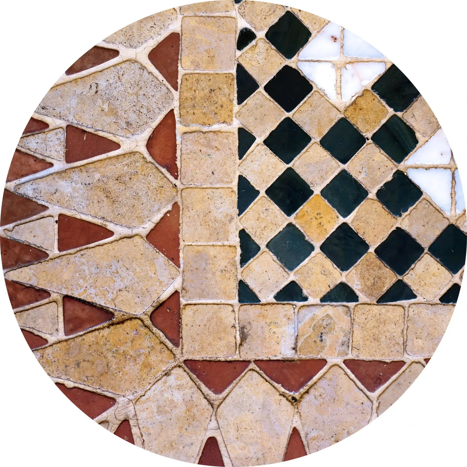 Kruhový koberec - Cinto (viacfarebný)