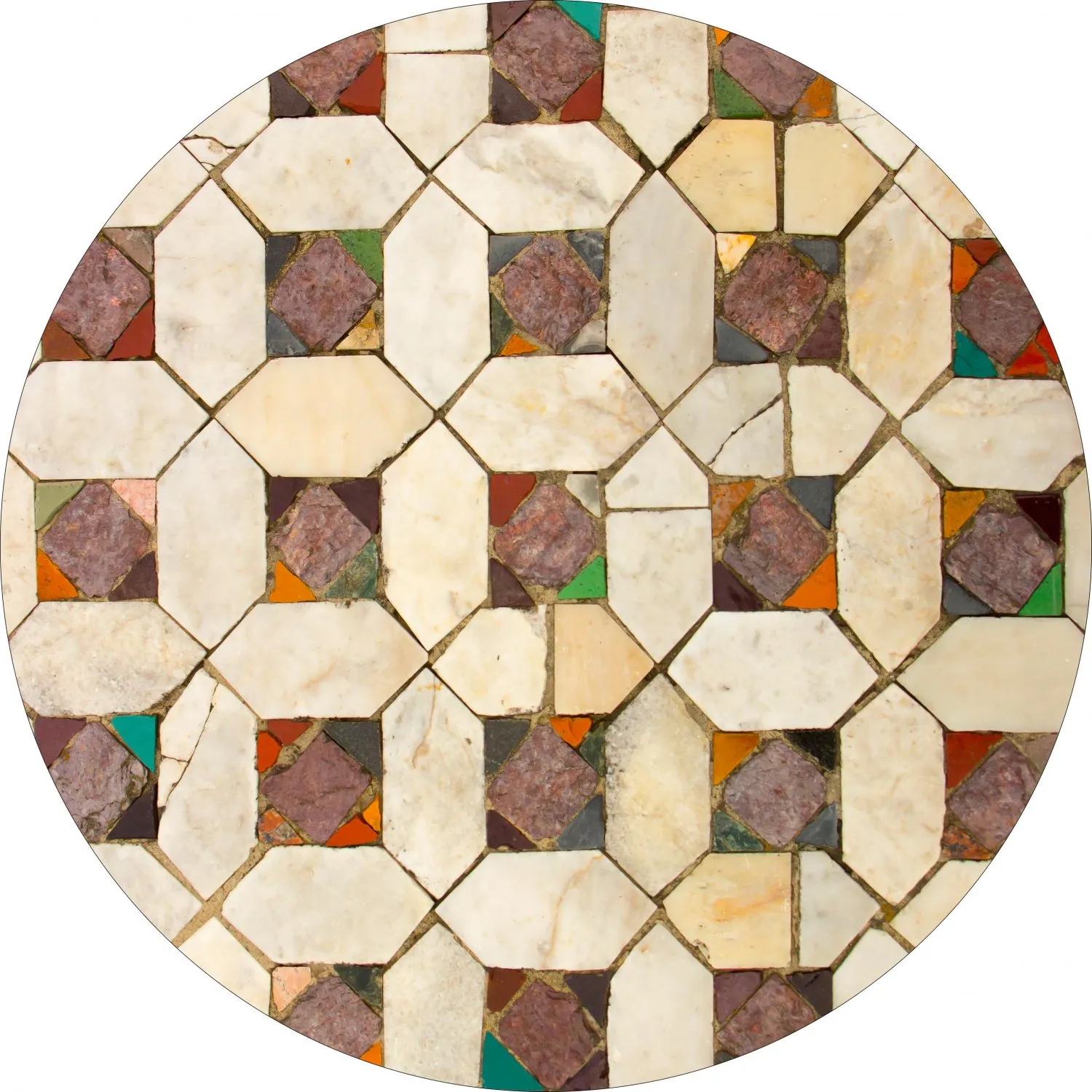 Kruhový koberec - Evisa (multicolor)