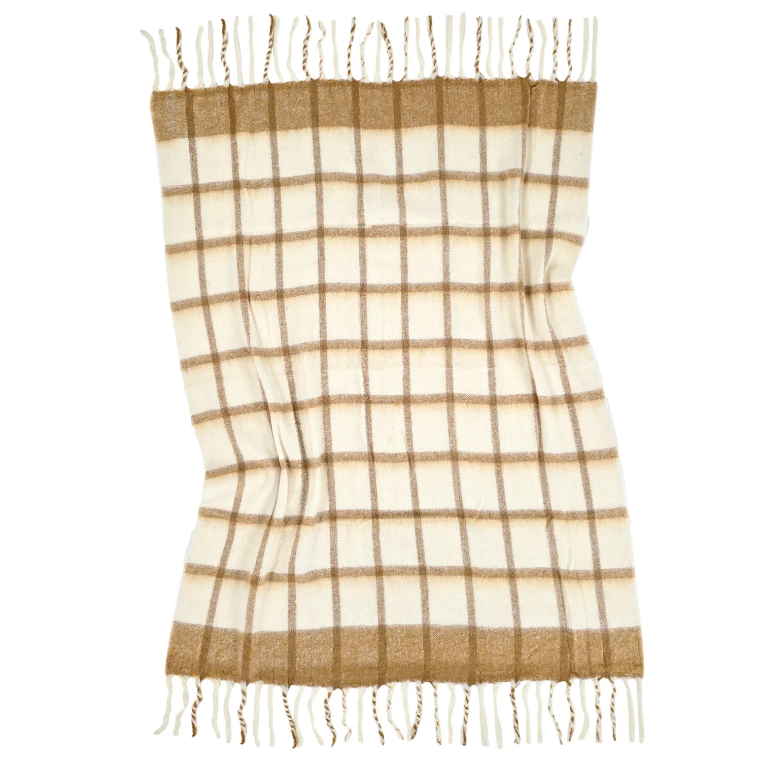 Deka z vlnenej zmesi - Rachel (žltá)