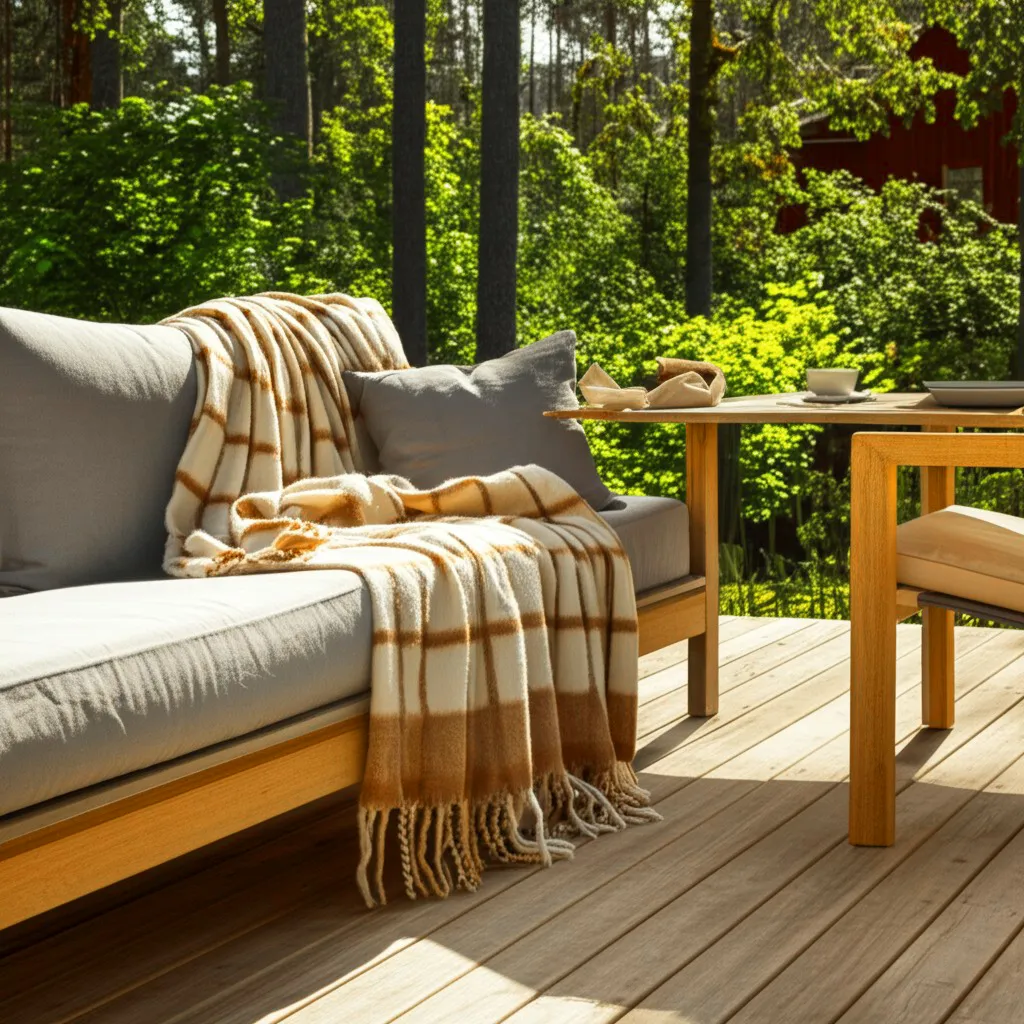 Deka z vlnenej zmesi - Rachel (žltá)