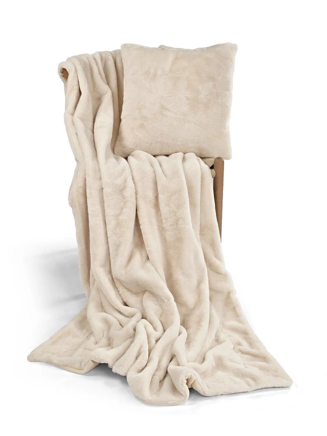 Prikrývky - Aranga Super Soft Throw (béžová)