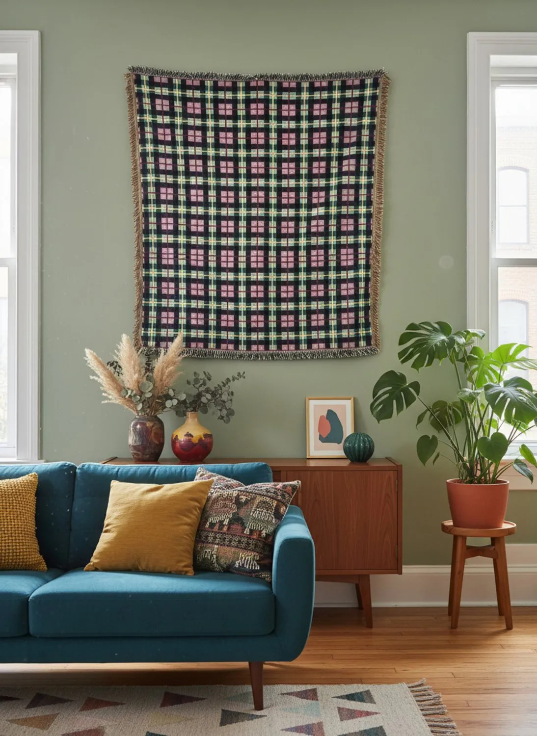 Prikrývky - Astana Tapestry Blanket (multi)
