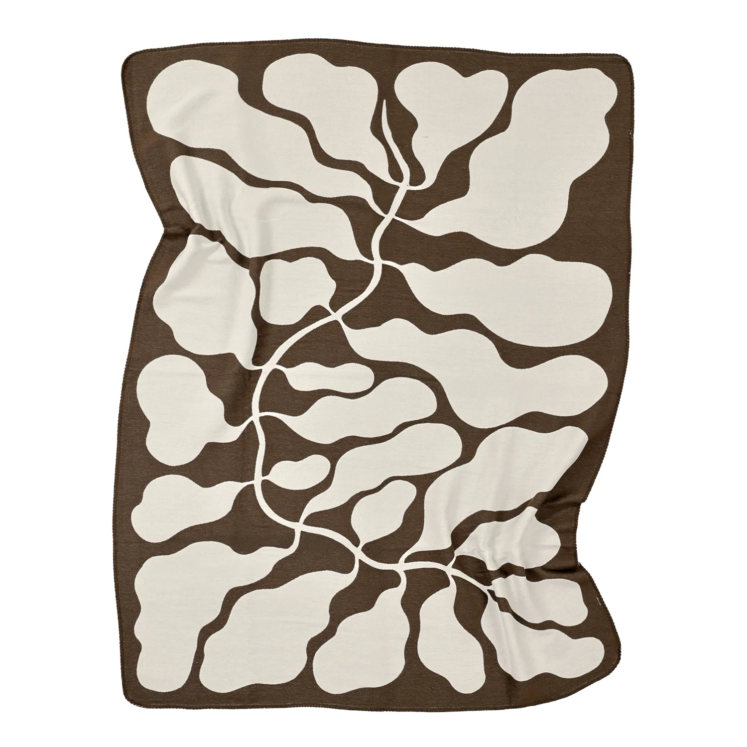 Prikrývky - Katalia Jacquard Blanket (hnedá)