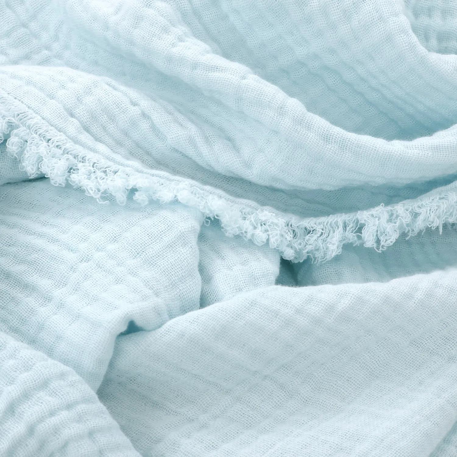 Dečky - Dečka z mušelínu - Dorena (světle modrá)