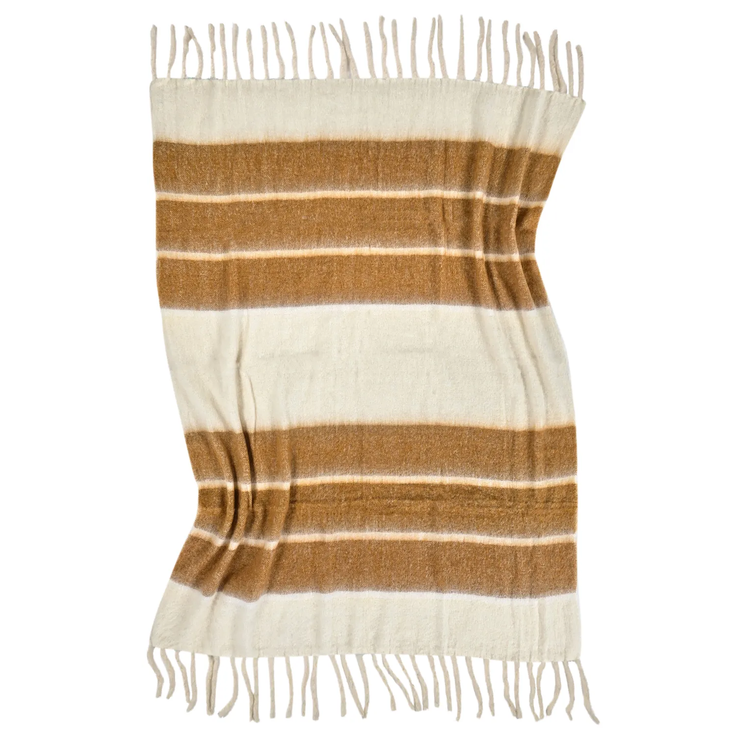 Deka z vlnenej zmesi - Charlotte (žltá)