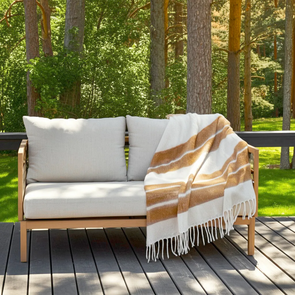 Deka z vlnenej zmesi - Charlotte (žltá)