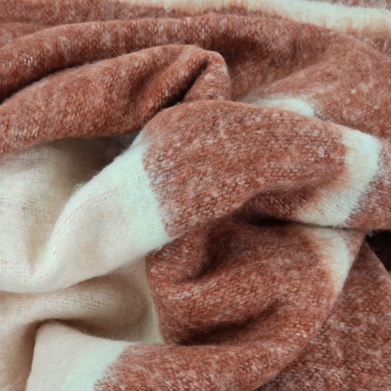 Deka z vlnenej zmesi - Charlotte (ružová)