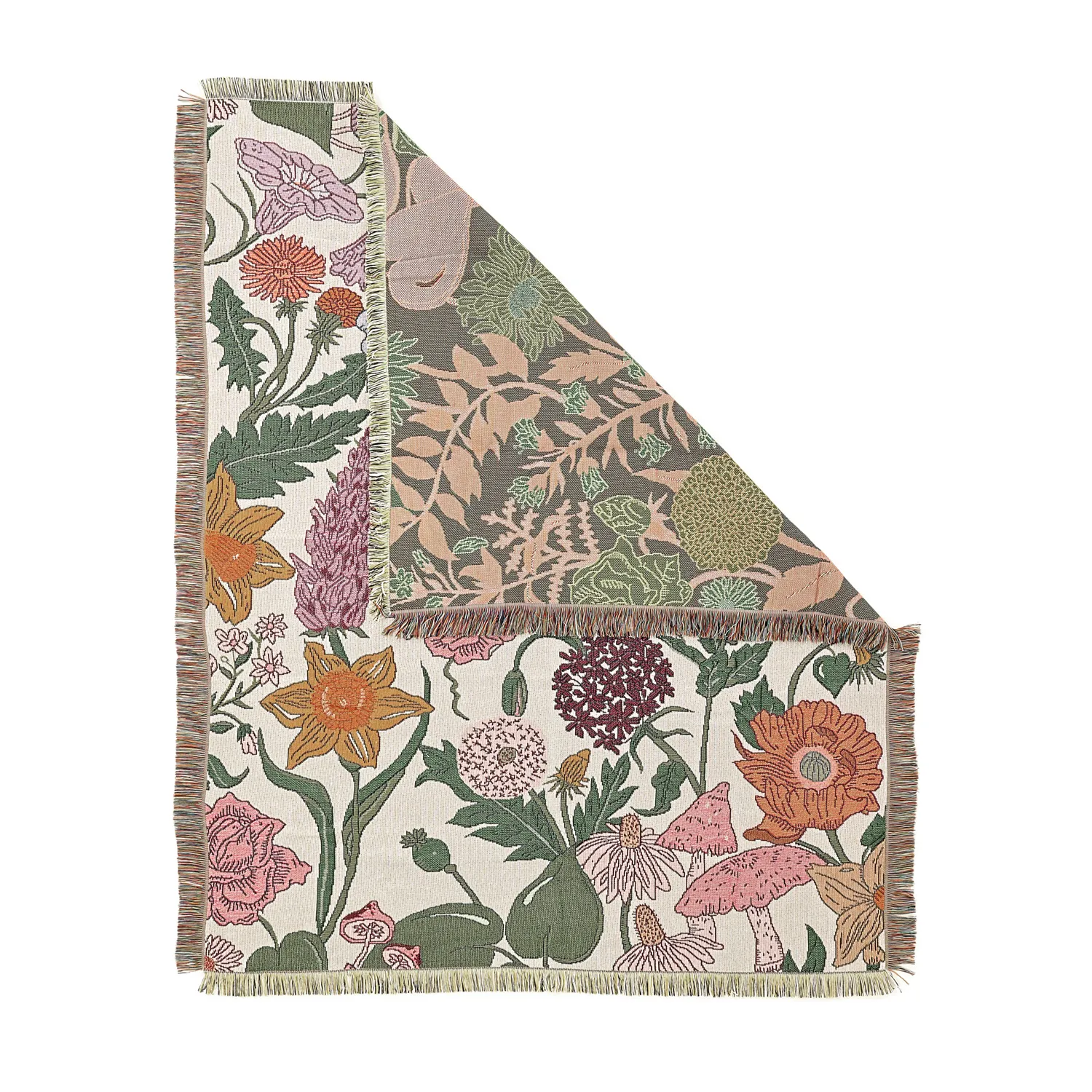 Prikrývky - Fiori Tapestry Blanket (multi)