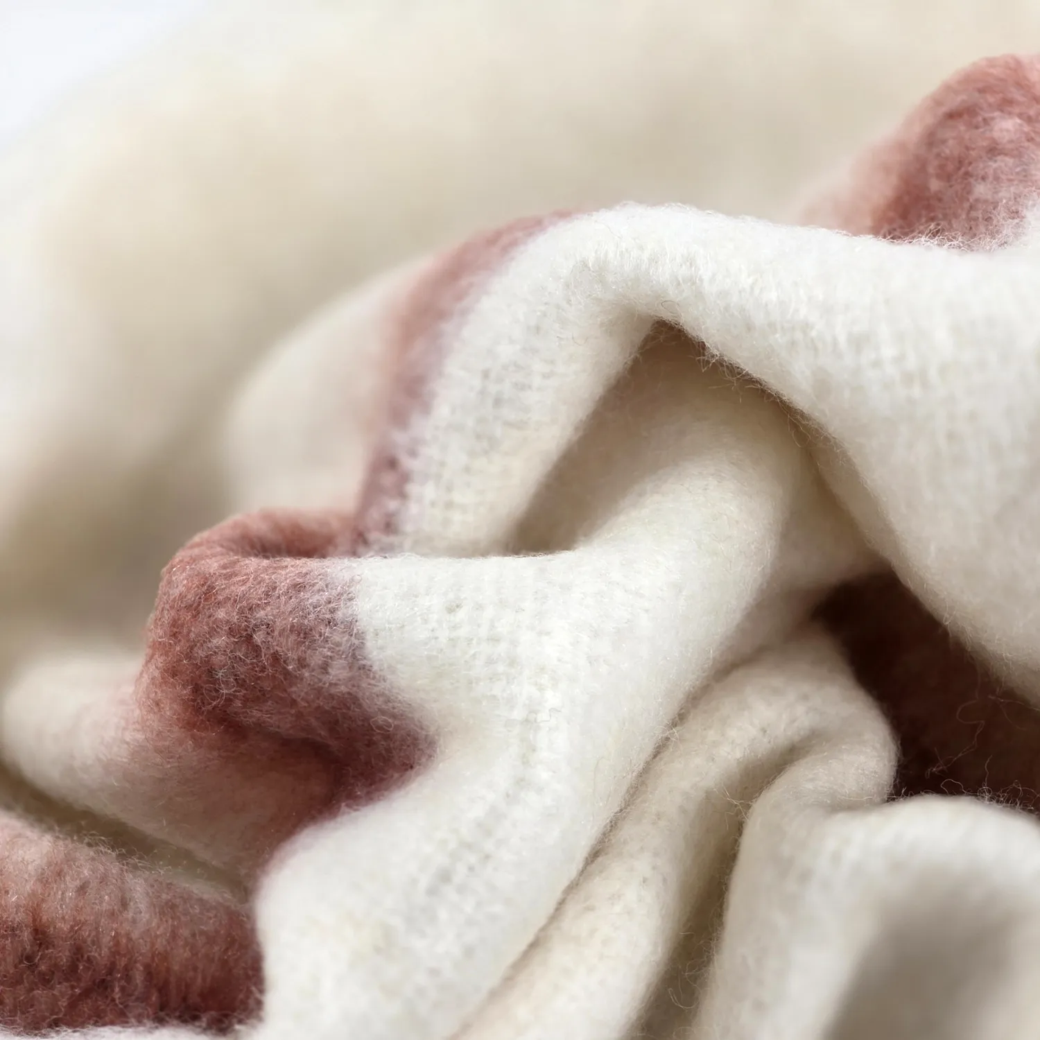 Deka z vlnenej zmesi - Miranda (ružová)