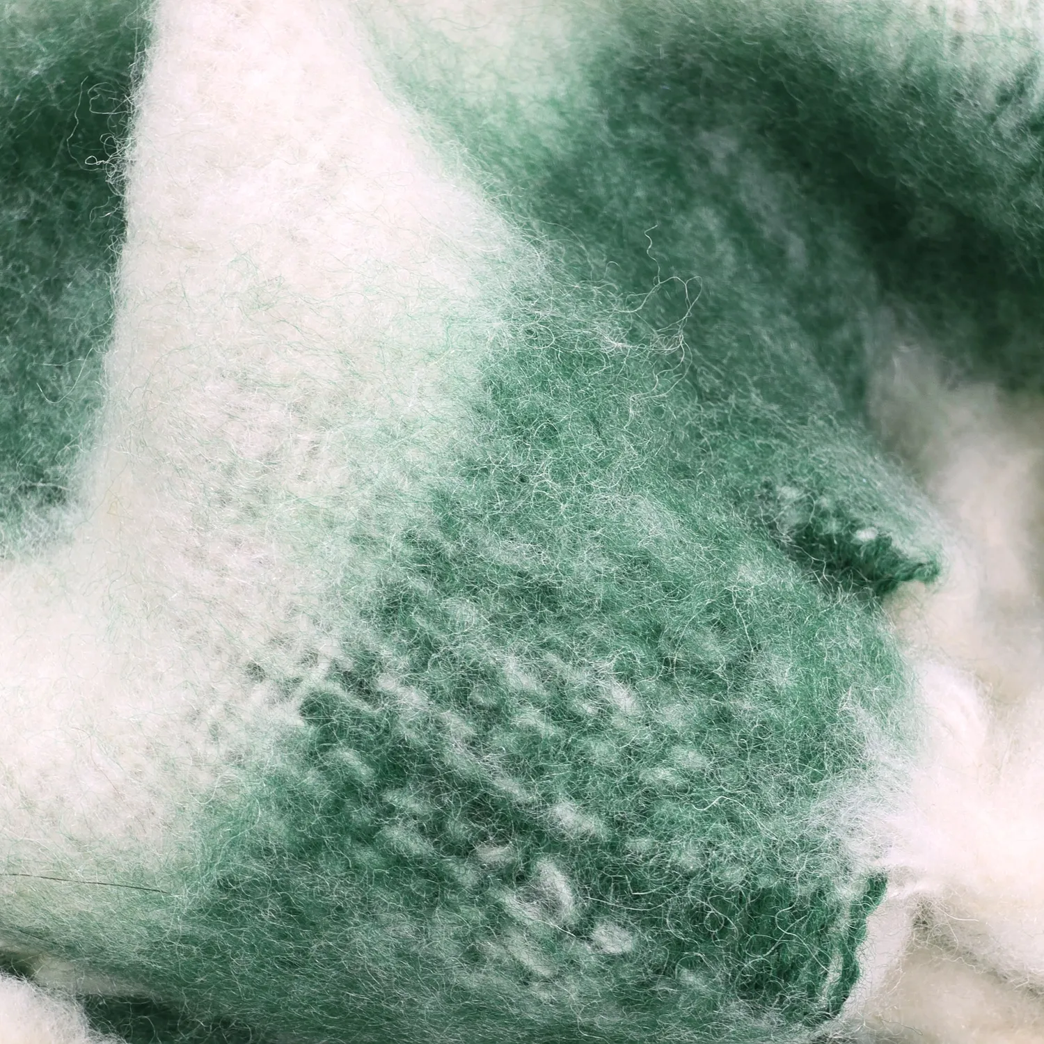 Deka z vlnenej zmesi - Monica (zelená)